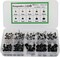 140Pcs Mini Glass Needle Felting Eyes 6–10mm – Black & Clear for Teddy Bears, Puppets, Dolls, and Wool Felting Crafts